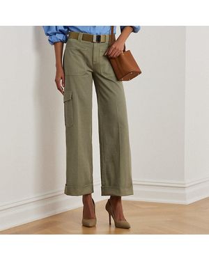 Ralph Lauren Pantaloni cargo in twill di cotone - Verde