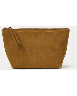 RRL Limited-Edition Suede Pouch - Brown