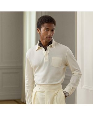 Ralph Lauren Ralph Lauren Cotton-Cashmere Piqué Polo Shirt - Natural
