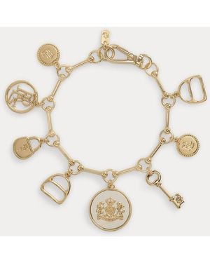 Ralph Lauren Two-Tone Logo Bangle - Metallic