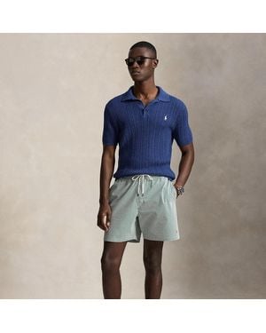 Polo Ralph Lauren 5.75-Inch Traveler Classic Swim Trunk - Blue