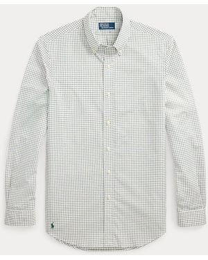 Polo Ralph Lauren Classic-Fit Tattersall-Popelinehemd - Weiß