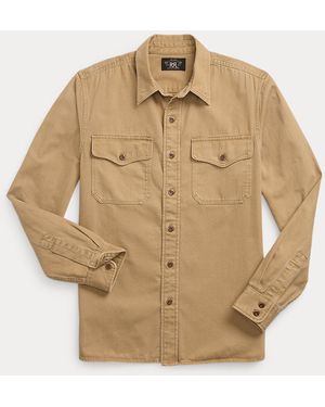Ralph Lauren Twill Officer's Workshirt - Natural