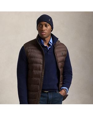 Ralph Lauren Big & Tall - The Colden Packable Gilet - Brown