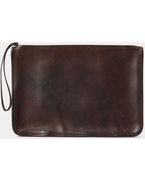 RRL Leather Pouch - Brown