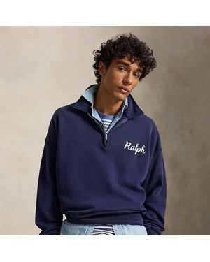 Polo Ralph Lauren The Ralph Lauren Logo Collared Sweatshirt - Blue