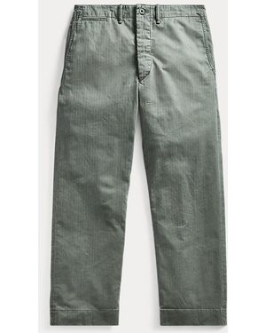 RRL Herringbone Twill Field Trouser - Grey