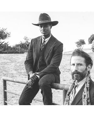 RRL Slim-Fit Westernhose Aus Denim - Mettallic