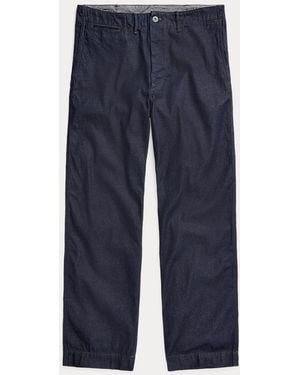 RRL Vorgewaschene Denim-Feldhose - Blau