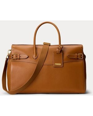 Ralph Lauren Bedford Calfskin Duffel - Brown