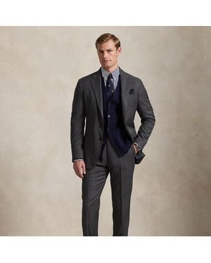 Polo Ralph Lauren Polo Tailored Fit Wool Sharkskin Suit - Blue