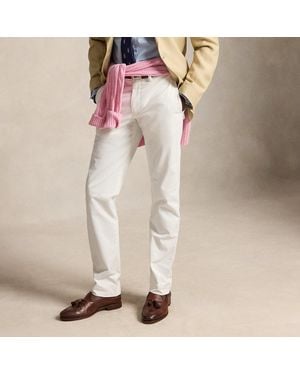 Polo Ralph Lauren Bedford Stretch Straight Fit Trouser - White