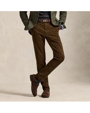 Ralph Lauren Jarrett Slim Fit Sateen Trouser - Green