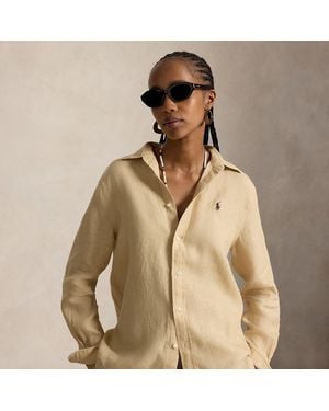Polo Ralph Lauren Classic Fit Linen Shirt - Natural