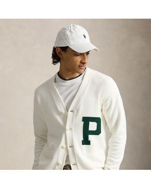 Polo Ralph Lauren Relaxed Fit Cotton Letter Cardigan - Multicolour