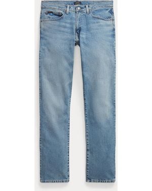 Polo Ralph Lauren Hampton Relaxed Straight Stretch Jeans - Blauw