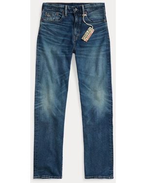 RRL Straight Leg Fit Thompson Jean - Blue