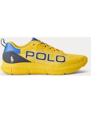 Ralph Lauren Us Open Tech Racer Sneaker - Yellow