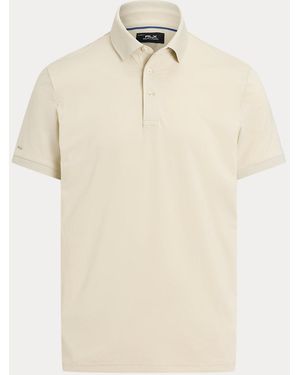 Ralph Lauren Tailored Fit Performance Polo Shirt - Natural