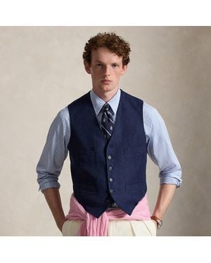 Polo Ralph Lauren Summer Tweed Vest - Blue