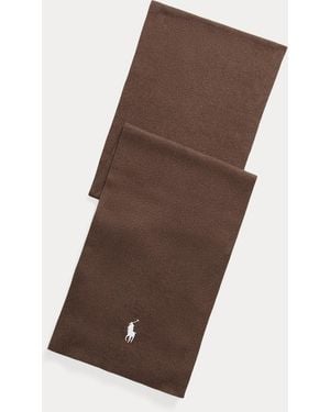 Polo Ralph Lauren Sciarpa in cotone pettinato - Marrone