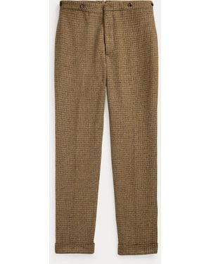 RRL Karierte Slim-Fit Anzughose Aus Wolle - Grün