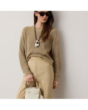 Ralph Lauren Ralph Lauren The Ralph Braided Small Bucket Bag - Natural