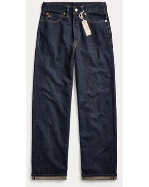 RRL High Straight Fit Jean - Blue