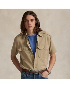 Ralph Lauren Classic Fit Twill Workshirt - Brown