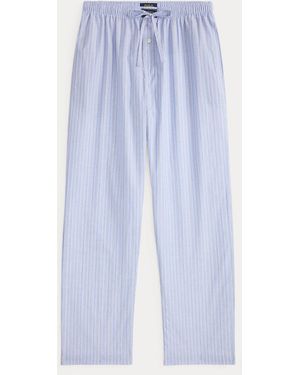Ralph Lauren Striped Cotton Pajama Pant - Blue
