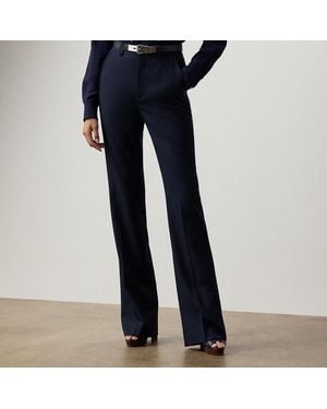 Ralph Lauren Pantaloni Wrigley in grain de poudre - Blu