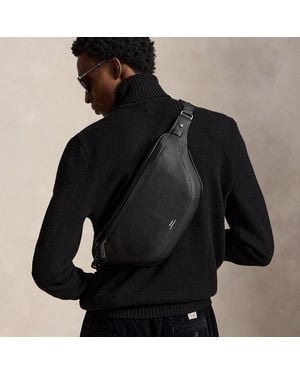 Polo Ralph Lauren Ralph Lauren Polo Id Pebbled Leather Waistpack - Black
