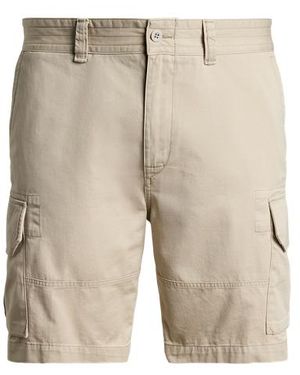 Polo Ralph Lauren Taglie Plus - Short cargo Gellar in twill Relaxed-Fit - Neutro