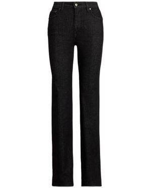Ralph Lauren Jeans svasati a vita alta - Nero