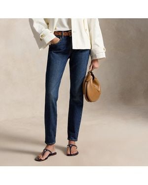 Polo Ralph Lauren Mid-Rise Super-Slim Jean - Blue