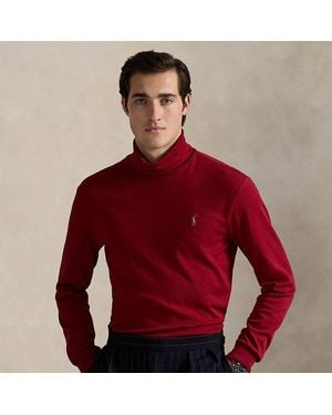 Polo Ralph Lauren Rollkragenpullover Aus Baumwolle - Rot