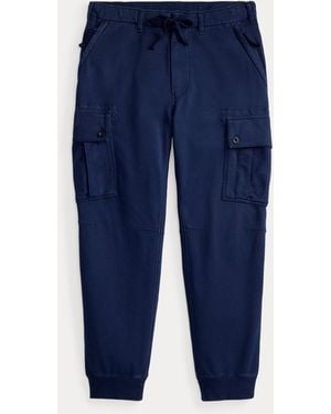 Polo Ralph Lauren Utility-Hose Aus Loopback-Fleece - Blau