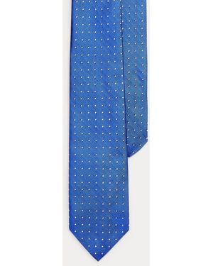 Polo Ralph Lauren Polka-dot Silk Tie - Blue