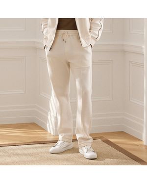 Ralph Lauren Wimbledon Cotton-Cashmere Fleece Trouser - Natural