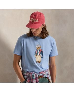 Polo Ralph Lauren Classic Fit Polo Bear Jersey T-Shirt - Blue