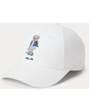 Ralph Lauren Golf Polo Bear Ball Cap - White