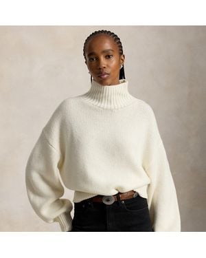 Polo Ralph Lauren Kaschmirpullover Mit Tunnelkragen - Natur