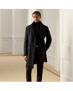 Ralph Lauren Gregory Wool Serge Suit Trouser - Black
