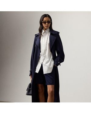 Ralph Lauren Minetta Wool Gabardine Short - Blue
