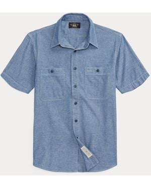 RRL Chambray Workshirt - Blue