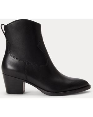 Ralph Lauren Harpher Boot Cowboy Boots - Black