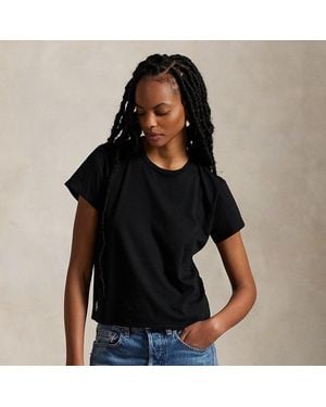 Polo Ralph Lauren Classic Shrunken Fit Jersey T-Shirt - Black