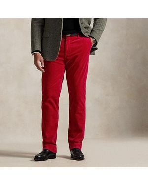 Polo Ralph Lauren Ralph Lauren Stretch Straight Fit Corduroy Pant - Red