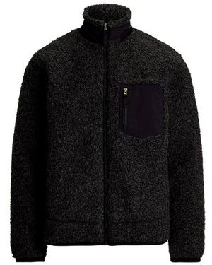 Polo Ralph Lauren Pile Fleece Hybrid Jacket - Black