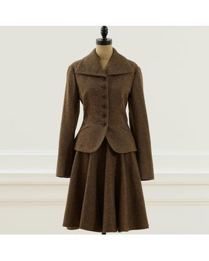 Ralph Lauren 2004 Bellina Tweed Skirt - Brown